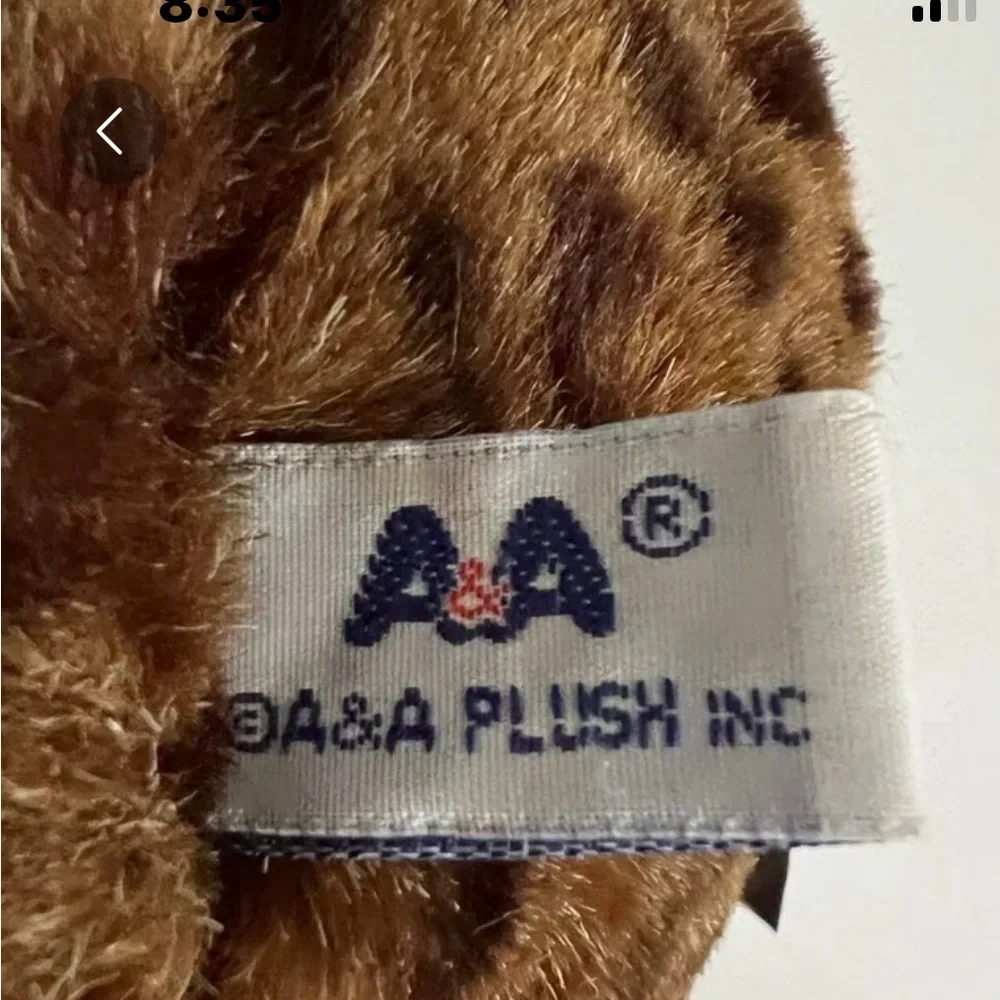 Vintage A & A Plush, Inc. Brown Chicken Rooster Plush Croaking Sound Box Works